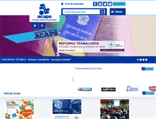 Tablet Screenshot of acaps.org.br